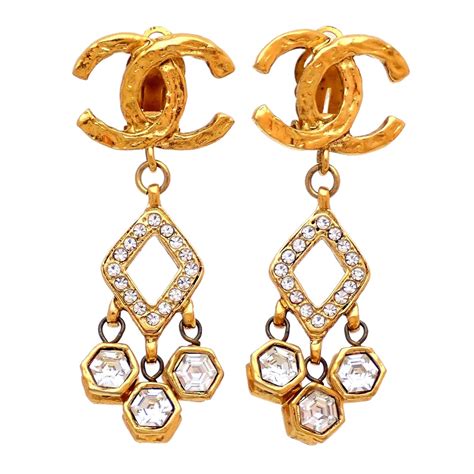 genuine chanel earrings.